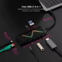 Nanocable Hub USB-C 9 en 1 3.0: 3 USB-A, USB-C PD, HDMI, RJ45, Audio 3.5mm, Lector SD/TF
